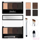 Sombra para sobrancelha ruby rose paleta de sombra trio de sombra natural definição maquiagem