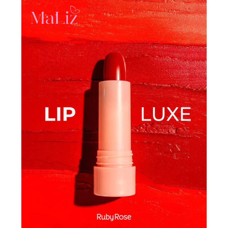 Batom Bastão/Batom Satin Lip Luxe Bastão Ruby Rose 4g
