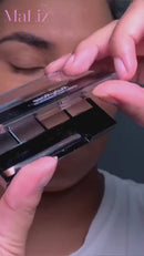 Sombra para sobrancelha ruby rose paleta de sombra trio de sombra natural definição maquiagem